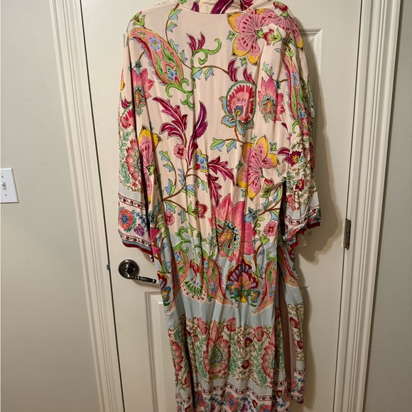 Zara Multicolor Floral Printed Kimono with pocket size xxl - Picture 9 of 12